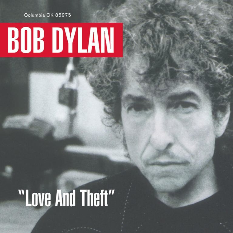 Album artwork of 'Love and Theft' by Bob Dylan