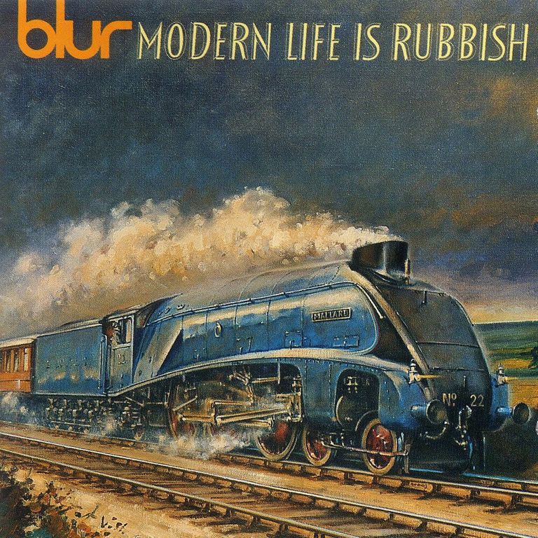 Album artwork of 'Modern Life Is Rubbish' by Blur