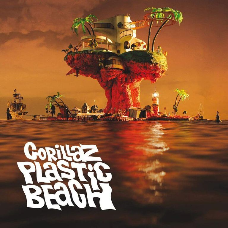 Album artwork of 'Plastic Beach' by Gorillaz