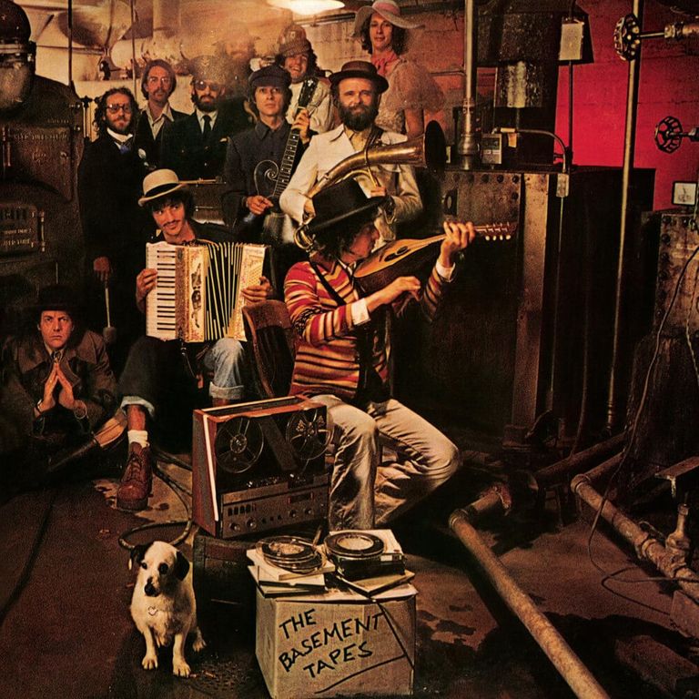 Album artwork of 'The Basement Tapes' by Bob Dylan
