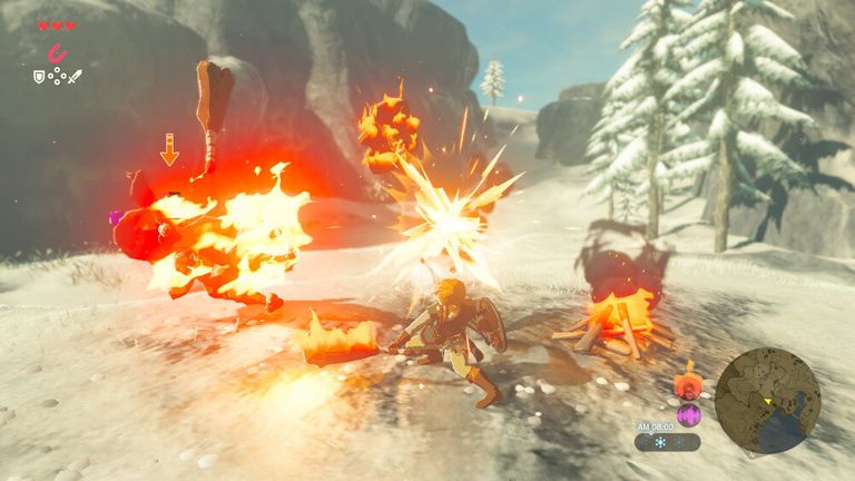 Gameplay screenshot of 'Breath of the Wild'